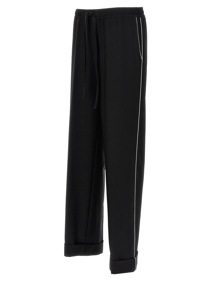 Dolce & Gabbana Contrast Piping Pantaloni - Nero | ad4016a1c5a70ab22dff770b7fb7ed91d49833d9