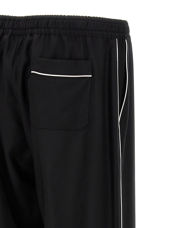 Dolce & Gabbana Contrast Piping Pantaloni - Nero | 8193258068268e50c430e9d8faa56f76a06b5027