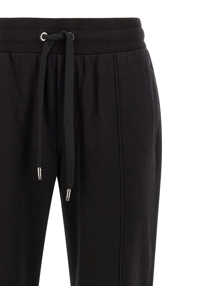 Dolce & Gabbana Logo Plaque Joggers Pantaloni - Nero | c5e3e7f22eed244e75c3eed024253fb403964d97