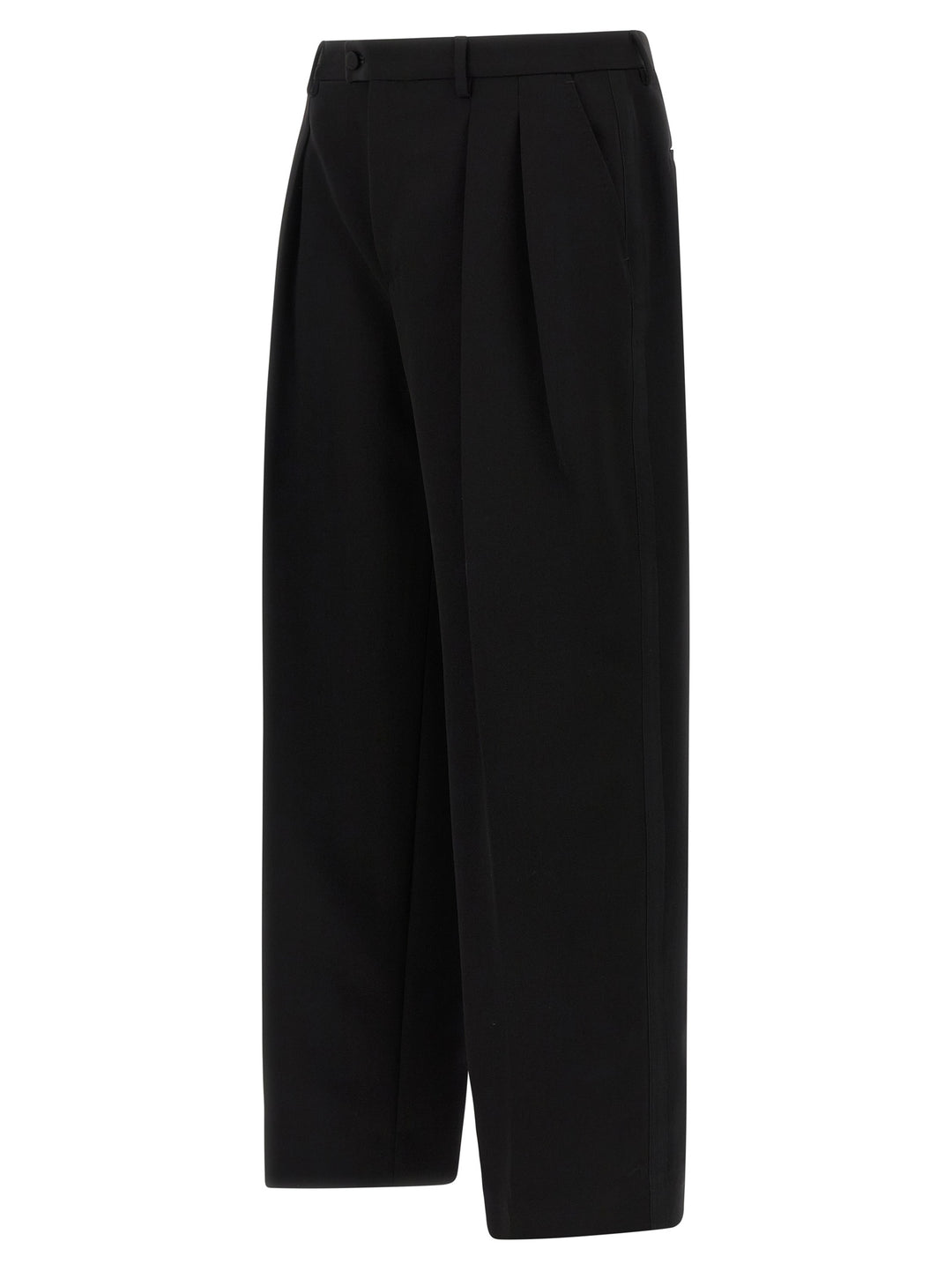 Dolce & Gabbana Satin Band Pantaloni - Nero | 956afe40bb5fdc702f9bab6139c89113be5120c9
