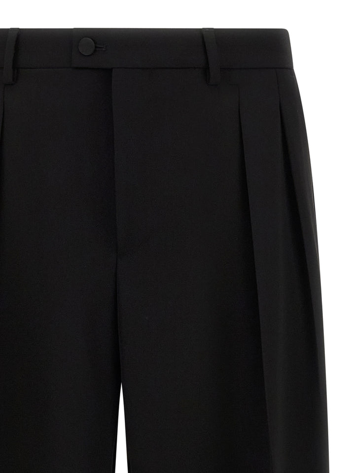 Dolce & Gabbana Satin Band Pantaloni - Nero | cb2eb28fa5237205f1d167e864c8ac1f77b2c746