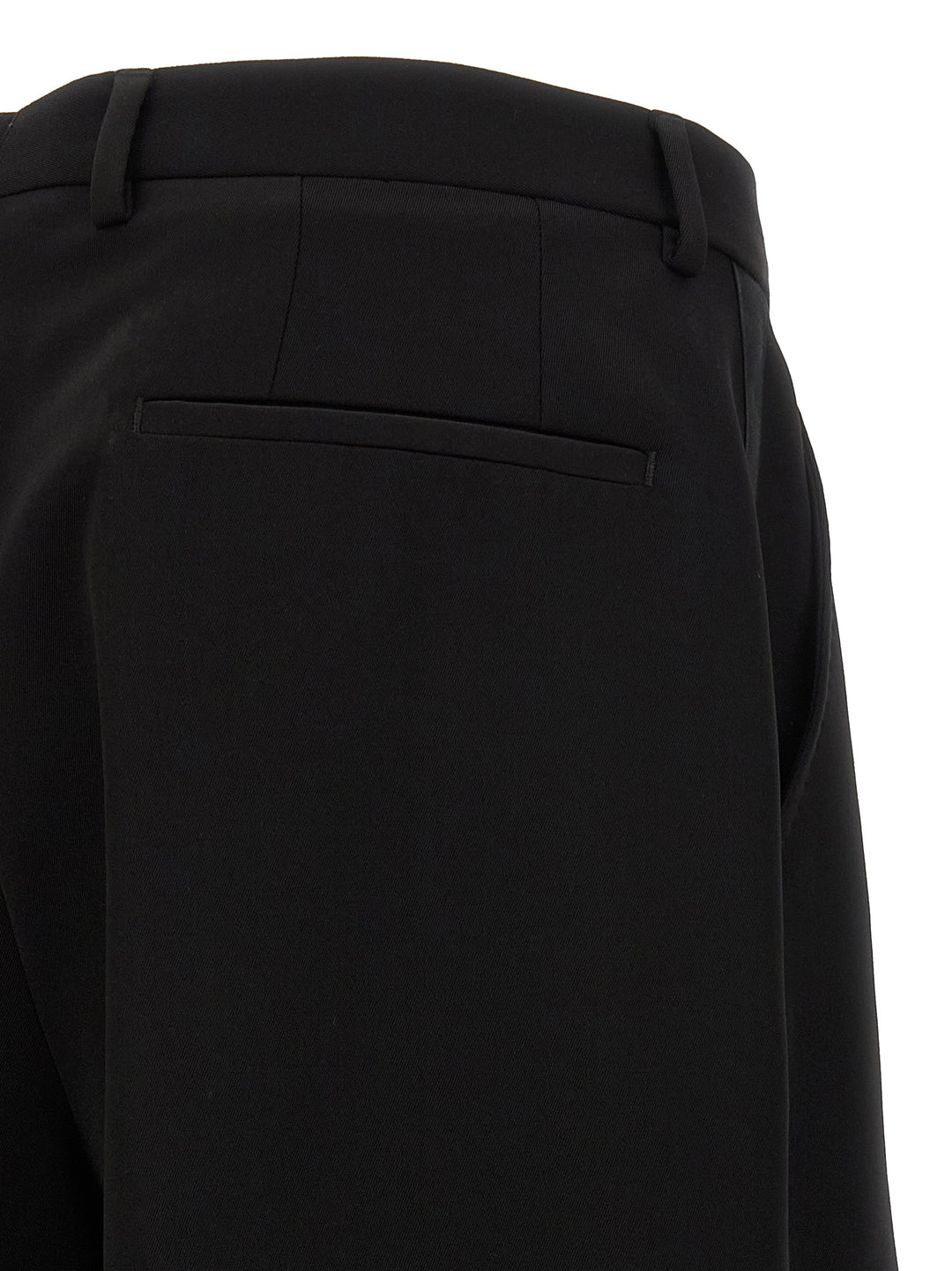 Dolce & Gabbana Satin Band Pantaloni - Nero | f76ca6216d3bd881f024b8f806625aeb899cabde