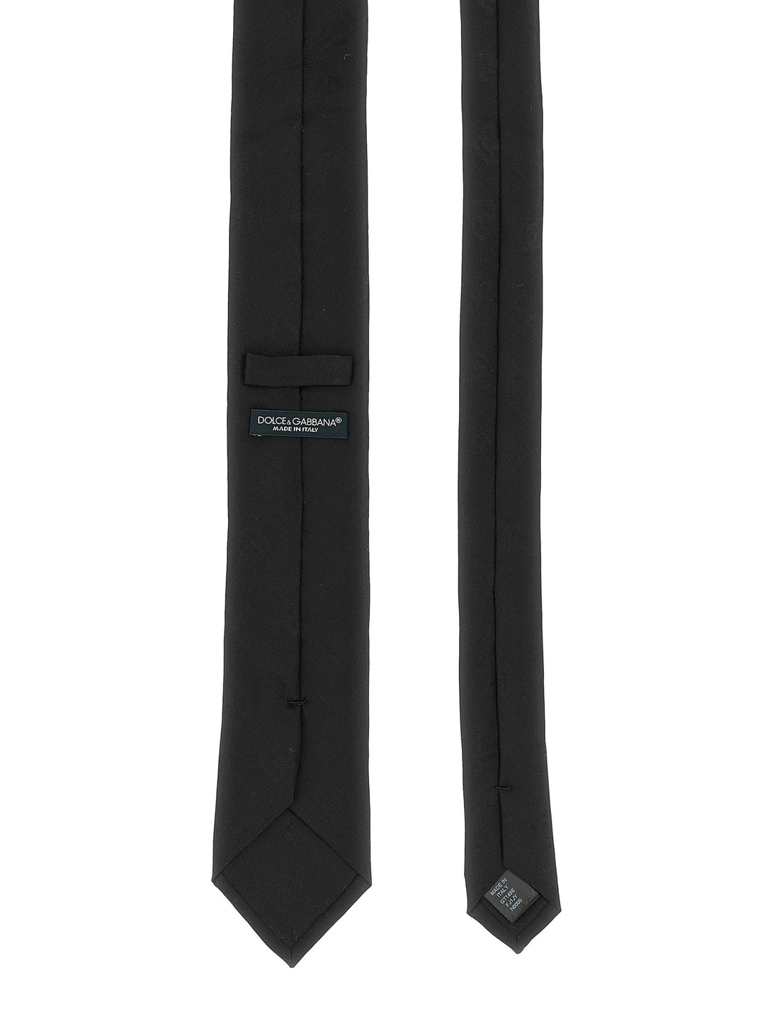 Dolce & Gabbana Jacquard Logo Tie Cravatte - Nero | eef29df0c769241fb7dfa9db5656c0da8abfd9ea