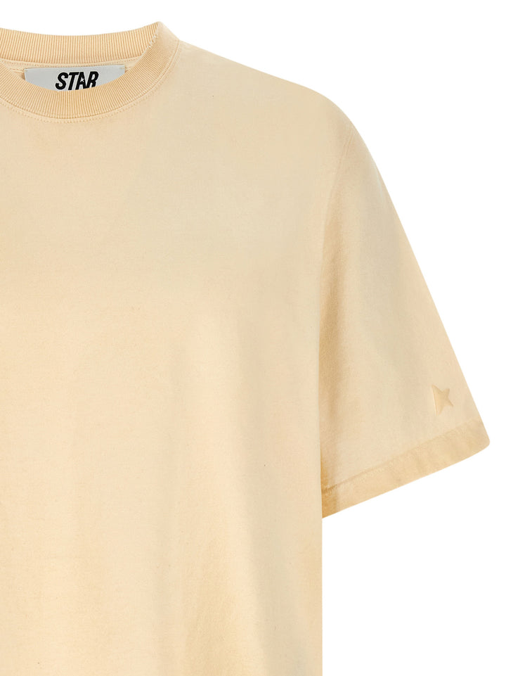 Golden Goose Logo T shirt - Beige | b730b6a007d99c0ff265a615e3c0476cef883f2e
