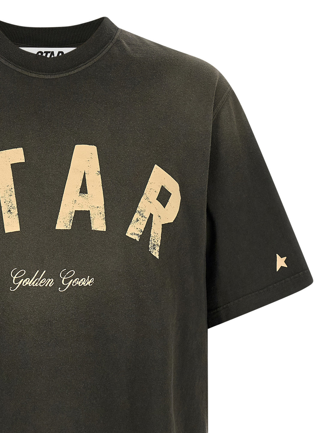 Golden Goose Logo T shirt - Grigio | 22ae14d598efa398f274ed4a984f032eac272e09