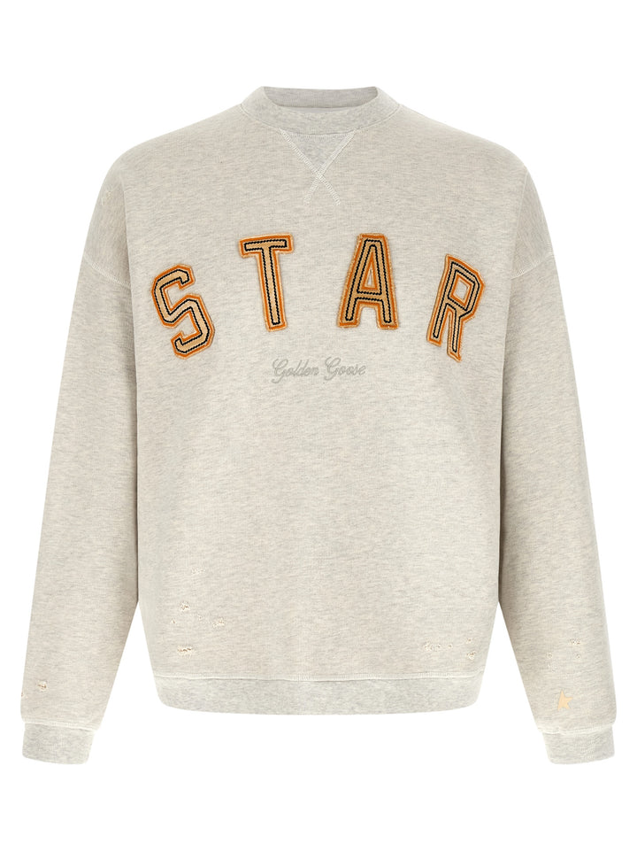 Golden Goose Patch Felpe - Grigio | d09ffcbc61a3c9b549fbfcdfa884c5d1694099b9