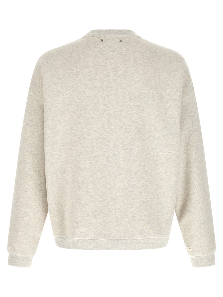 Golden Goose Patch Felpe - Grigio | 946286960ec9418b21e45d98a3d8e955987ca828