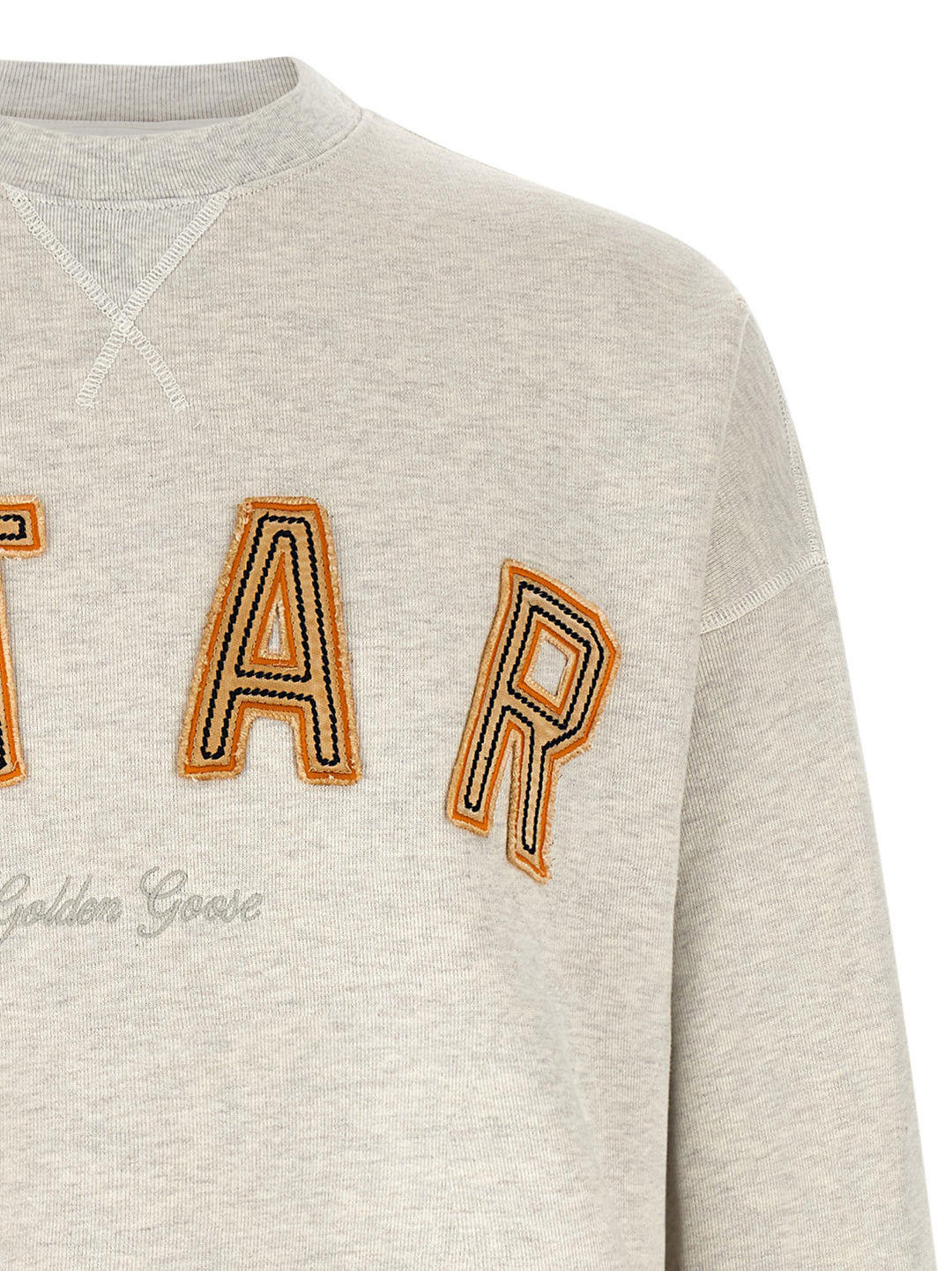 Golden Goose Patch Felpe - Grigio | 6a463b015b4a3f61a88c854332306b12d911b53b