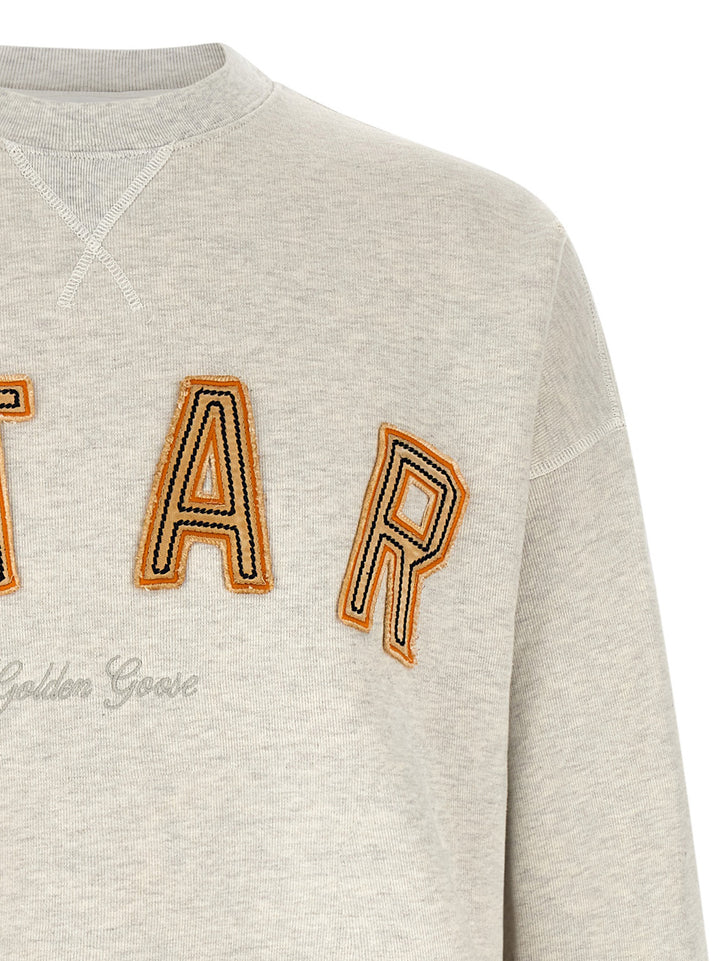 Golden Goose Patch Felpe - Grigio | 6a463b015b4a3f61a88c854332306b12d911b53b