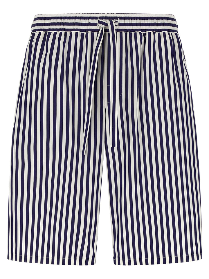 Dolce & Gabbana Striped Bermuda Shorts Bermuda e Short - Blu | 95b212141421ddcfadf325cff291e182131cbe65