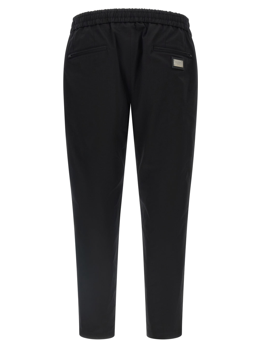 Dolce & Gabbana Logo Plaque Pantaloni - Nero | e06ef5a0ff6e94fac52c1ba9b1ddf541d71de81f
