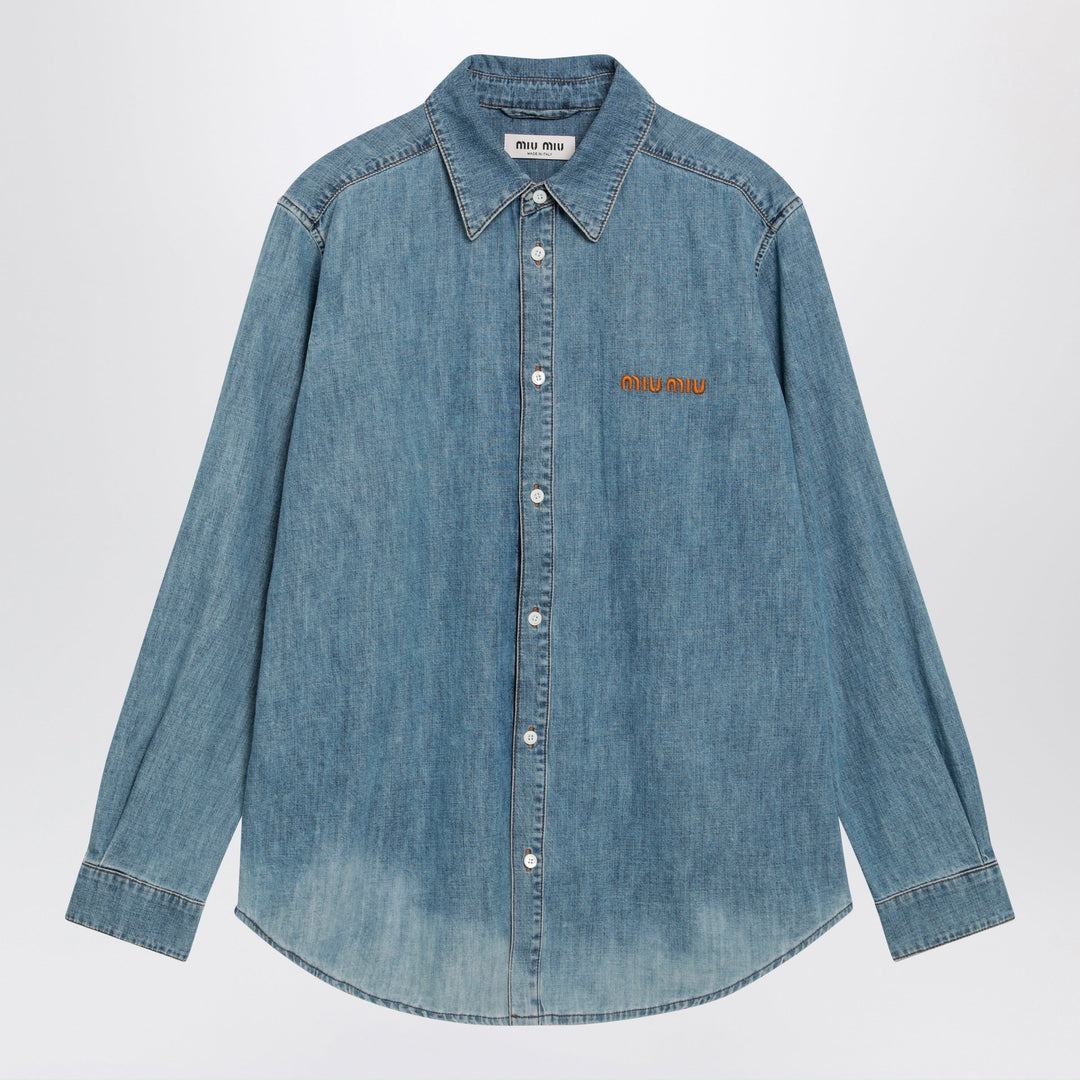 Miu Miu Shirts & Tops - Celeste | 609b12d947b8475cd65d1486d4908b154449d371