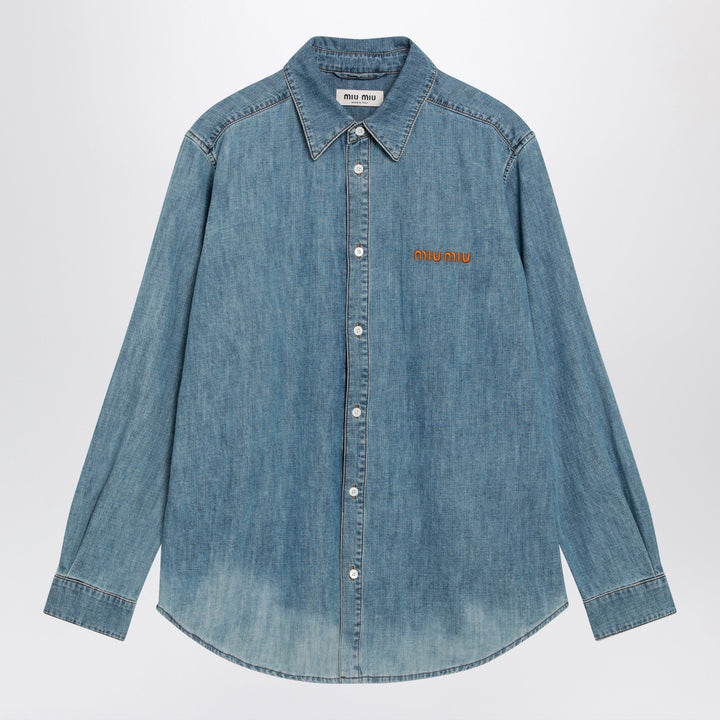 Miu Miu Shirts & Tops - Celeste | 609b12d947b8475cd65d1486d4908b154449d371