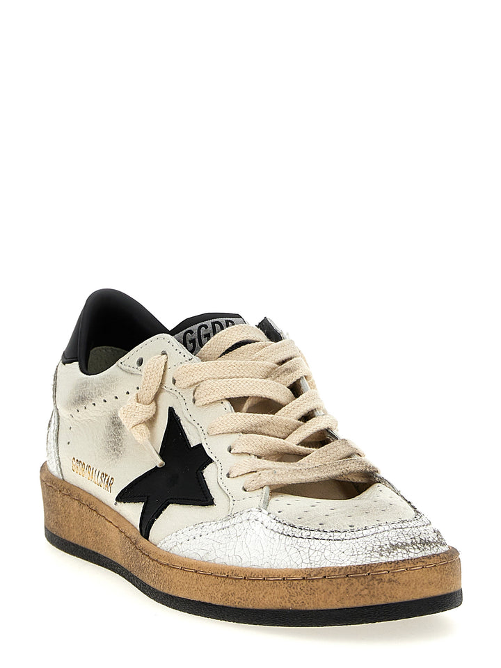 Golden Goose Ball Star Sneakers - Bianco/Nero | 78cbce643ce590c04840a725daab48ea7ef6bd55
