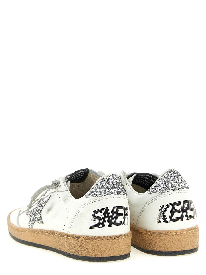 Golden Goose Ball Star Sneakers - Silver | 83e2ff539c29fef284c246420add484dda997cb9