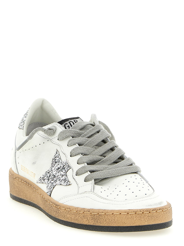 Golden Goose Ball Star Sneakers - Silver | 548bda0caa3d314cf0f5d77dff6a53eb2551ade2