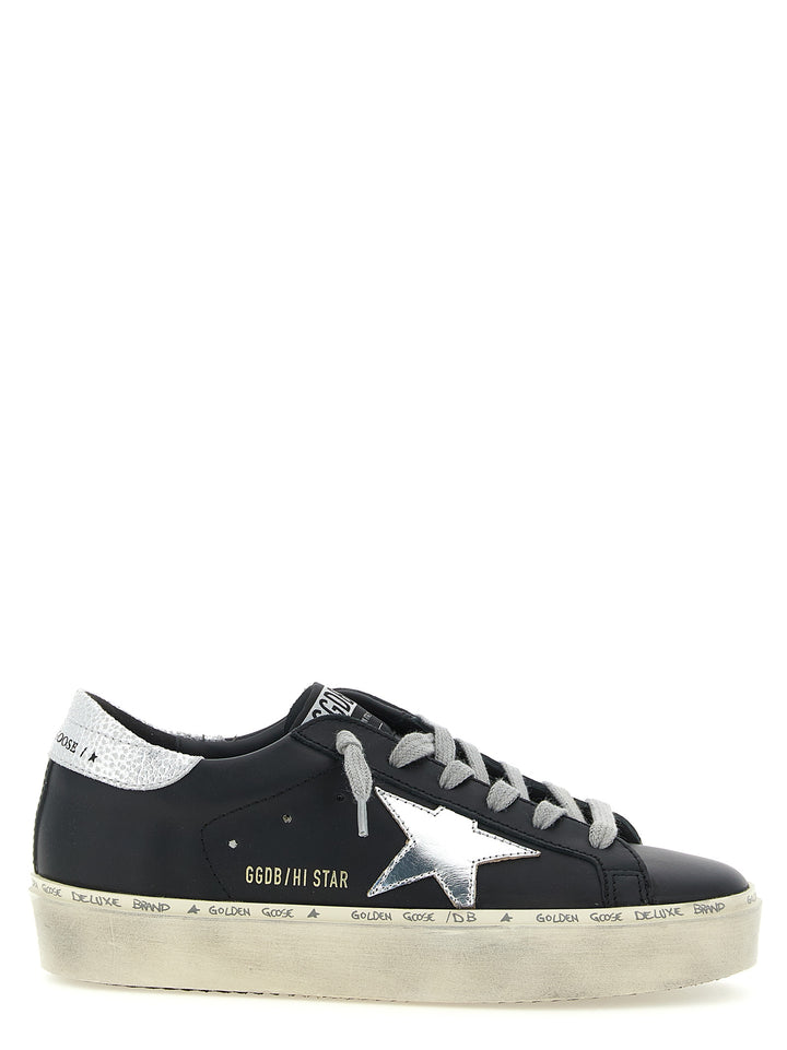 Golden Goose Hi Star Sneakers - Nero | 252cad6132a4237e425749fbc770dc2cd71c74fc
