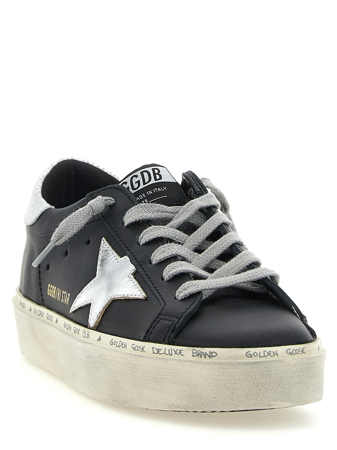 Golden Goose Hi Star Sneakers - Nero | bf0d8a35c78521f6c2b465e28e904f6ebd231d51