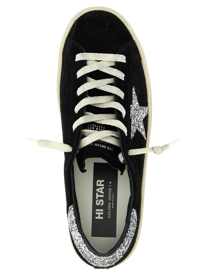 Golden Goose Hi Star Classic Sneakers - Nero | 9b4f479335ce7dc545197156fe6e79c205038b9f