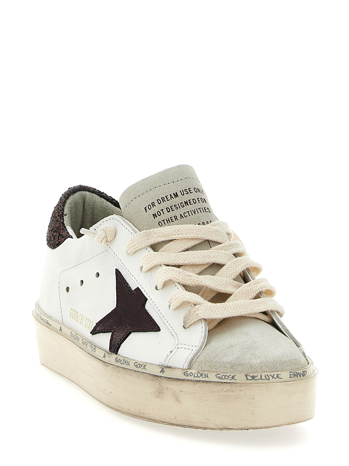 Golden Goose Hi Star Sneakers - Marrone | 77ad75ada9605f15934ec538e090a69c5b9219fa
