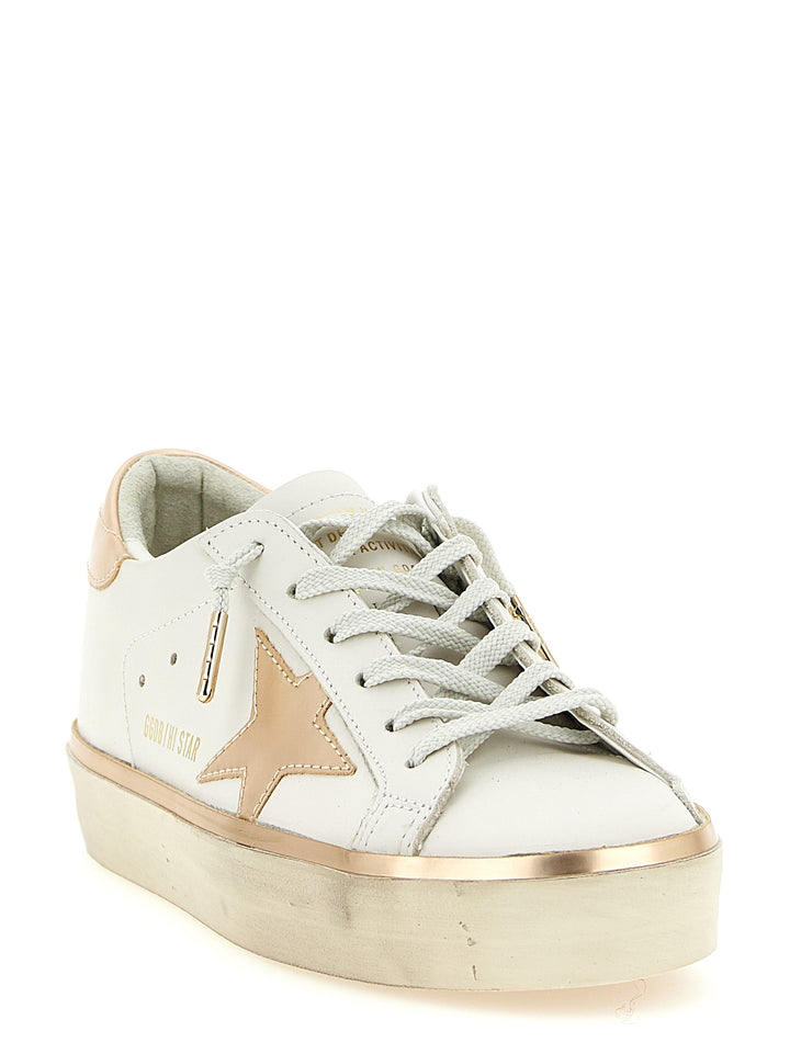 Golden Goose Hi Star Sneakers - Rosa | 6c185c4636d4c8f9fdeffc5097068529f3c2b327