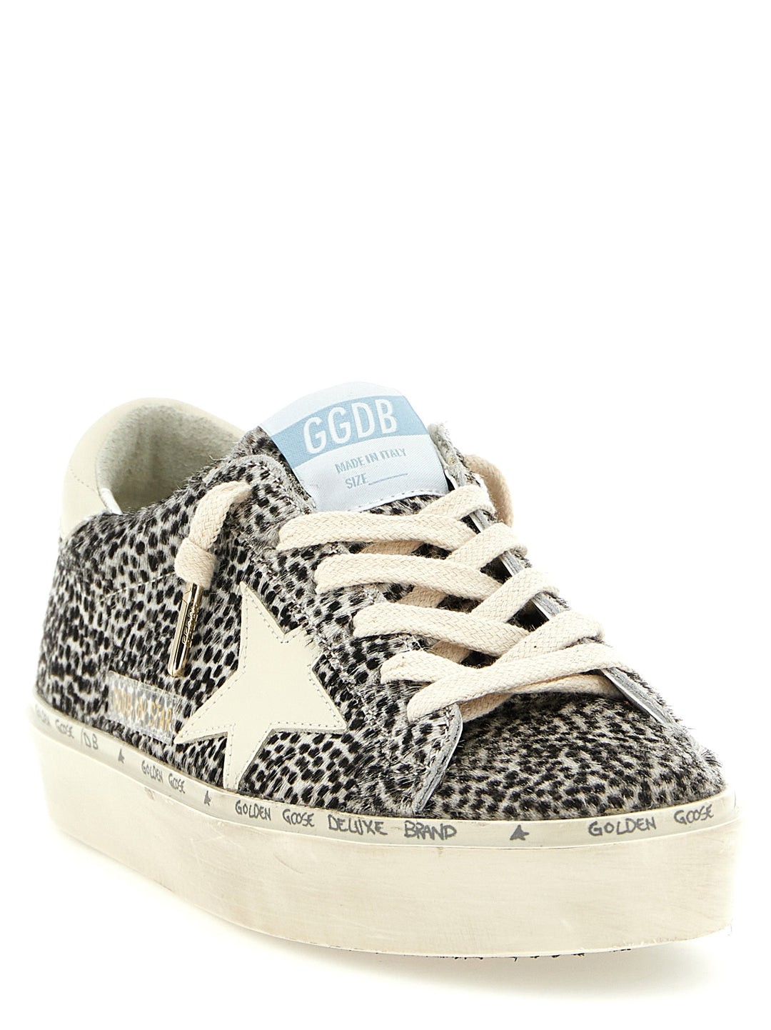 Golden Goose Hi Star Sneakers - Bianco/Nero | b667b4140cb5713dea5997e2cdec795fe6e49ba1