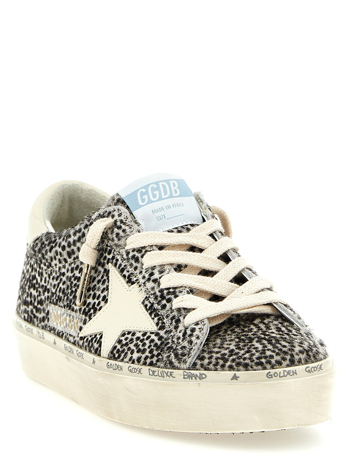 Golden Goose Hi Star Sneakers - Bianco/Nero | b667b4140cb5713dea5997e2cdec795fe6e49ba1