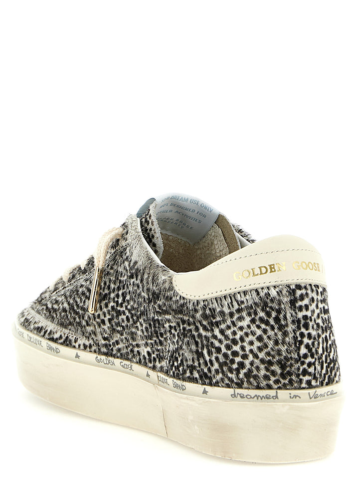 Golden Goose Hi Star Sneakers - Bianco/Nero | 17409c92ca9e7c5d82f666fb579154e697d2b88b