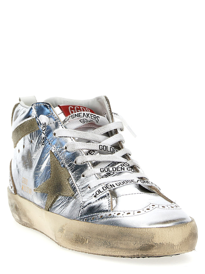 Mid Star Sneakers Silver