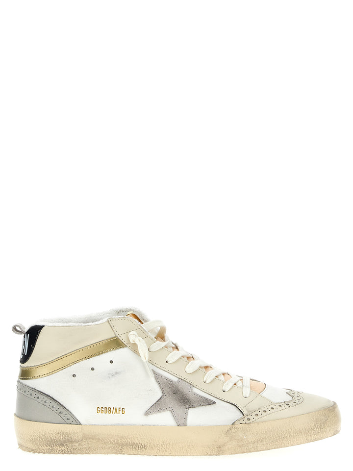 Mid Star Sneakers Bianco