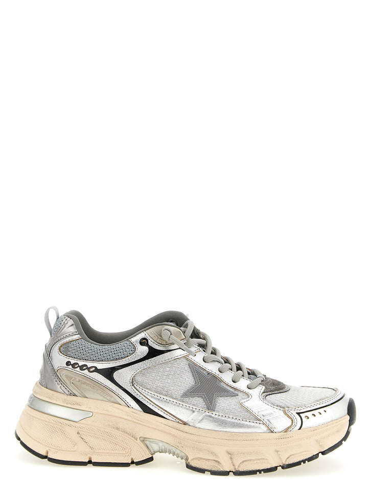 Golden Goose Lightstar Sneakers - Silver | f1f5dbcefdb7e36cde502de5e0793365d6cf9af7