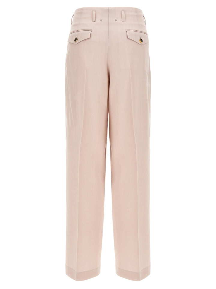 Golden Goose Wool Pantaloni - Rosa | 12b861fe9d7a207b65db09e1108704b38deebce3