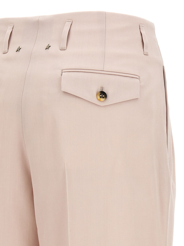 Golden Goose Wool Pantaloni - Rosa | 926c53abb804d4adb34a1f72f6084be0aba7fdb0