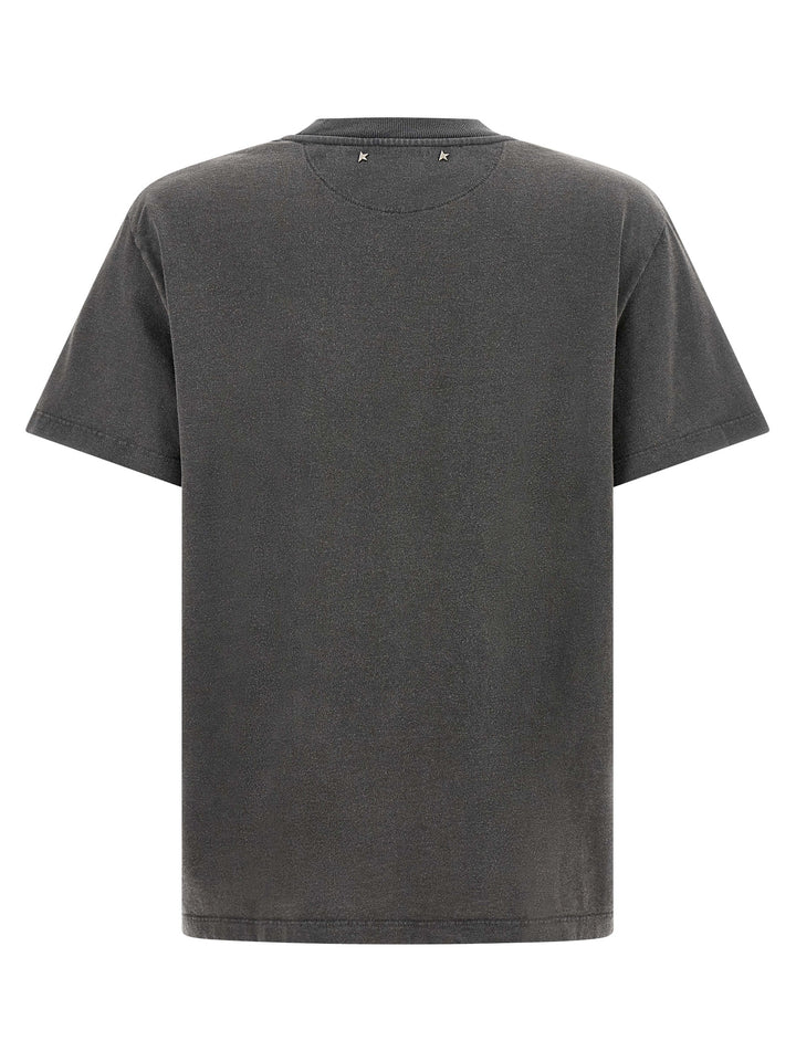 Golden Goose Cabochon Crystal T shirt - Grigio | b8da711ace5034ad04648fe750559f7a5edf4891