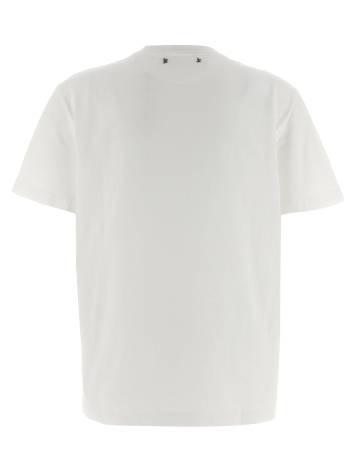 Golden Goose Crystal Crew Neck T shirt - Bianco | a0fb1a7f8559b05534959beeed6170b8336e85dd