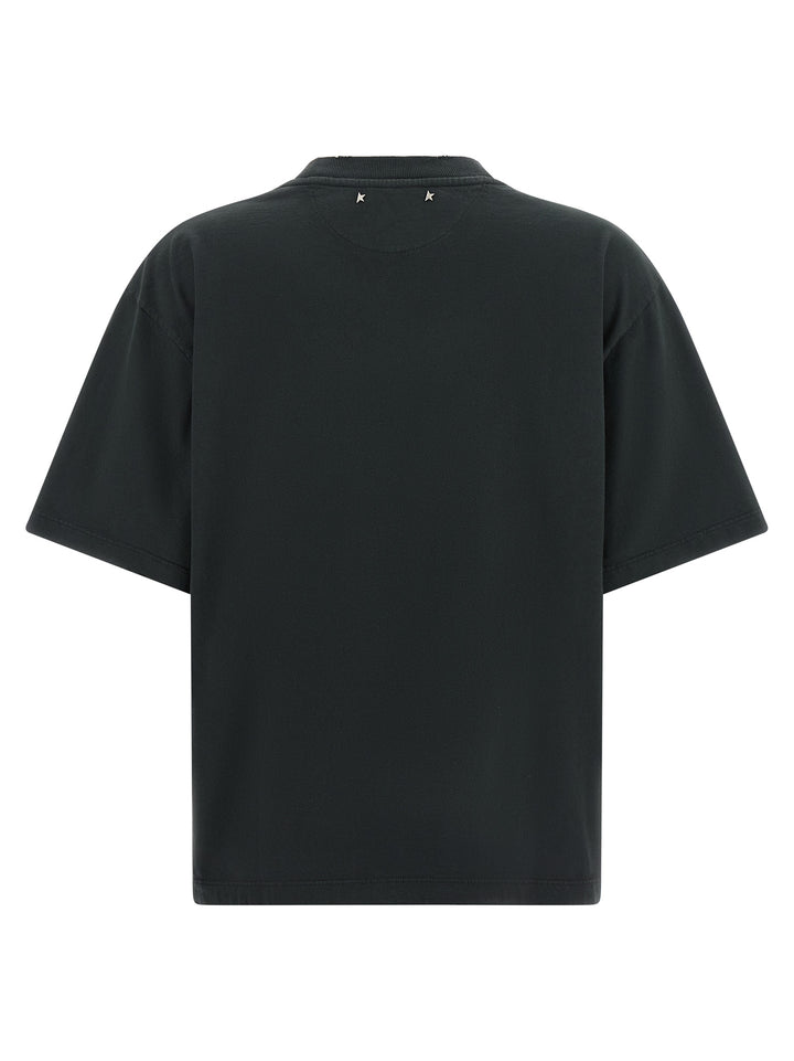 Golden Goose Crystal Crew Neck T shirt - Nero | 1e35119dd60ae8b79ed9e31178109ce3f5b6f025