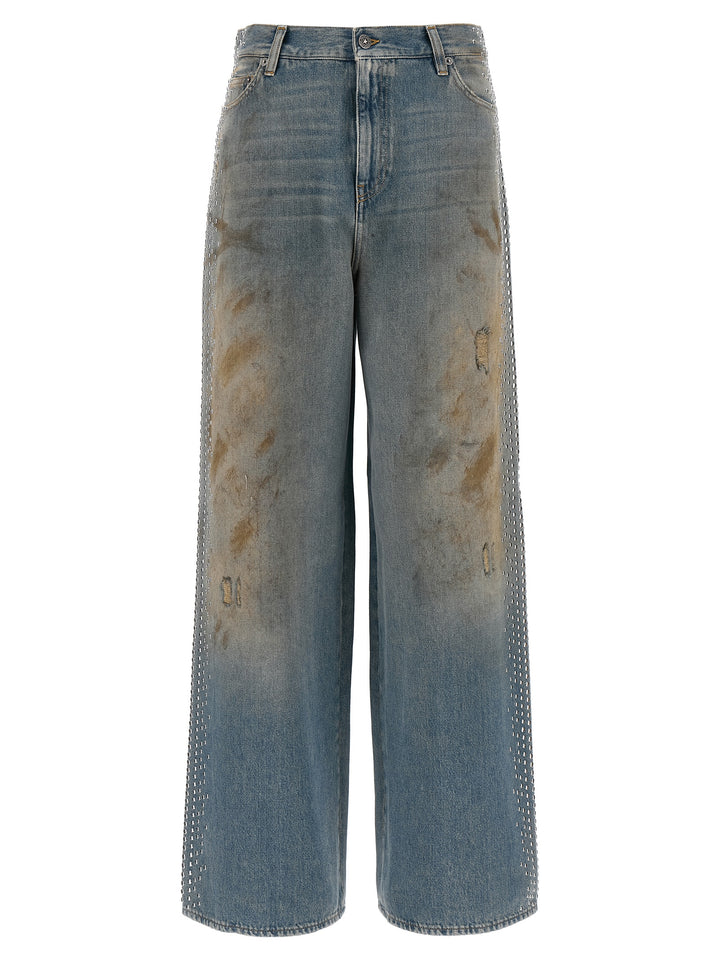Golden Goose Melody Jeans - Blu | ce072435f76560cc02386896468d3850356dc39f