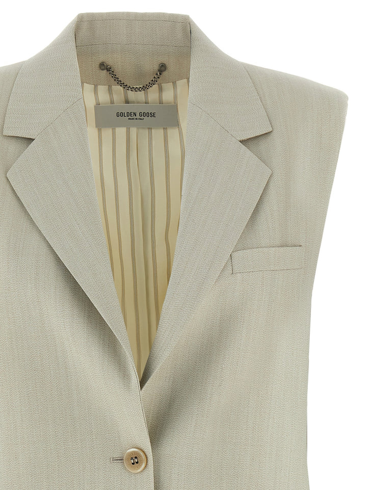 Golden Goose Nicole Gilet - Beige | 18ad3a42aa260a566d93eb9e39486df29a46054b