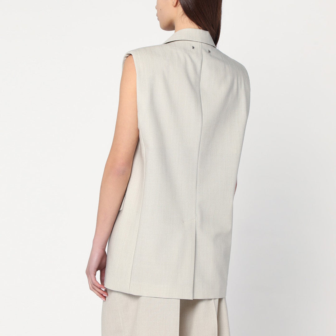 Golden Goose Vests - Beige | f4d42bd7ea8260879953e5886c8221ddcaf35434