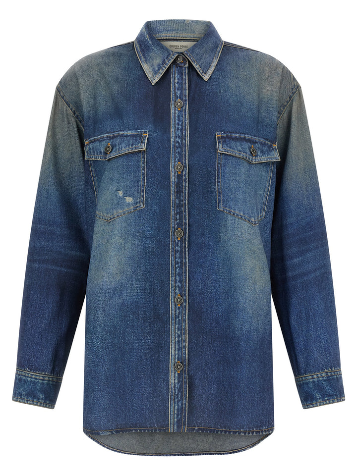 Golden Goose Patty Camicie - Blu | f40117b84ed0b503b9e956ba1a4f21d8d6dfb672