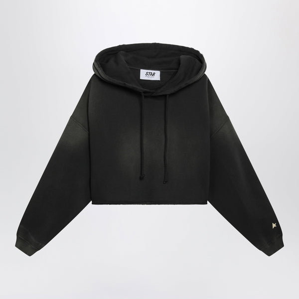 Charcoal Cotton Hooded Sweatshirt
