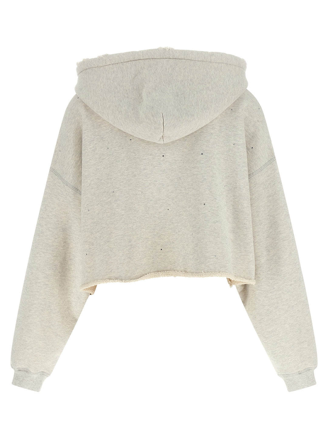 Golden Goose Crystal Hoodie Felpe - Grigio | f22fe75a7eaf7482edec4802921625fa8283b6fa