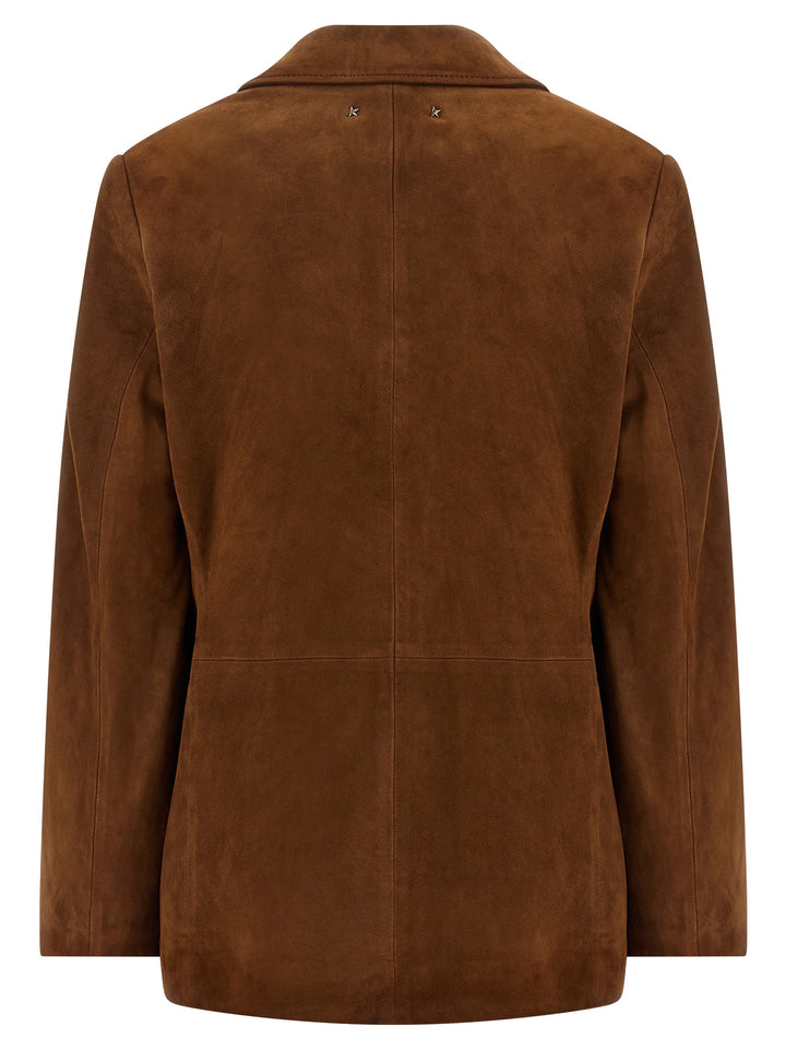 Golden Goose Robyn Puffer Jackets - Marrone | 41f4427dff26e1768366597c256f0dfd08d1be0d
