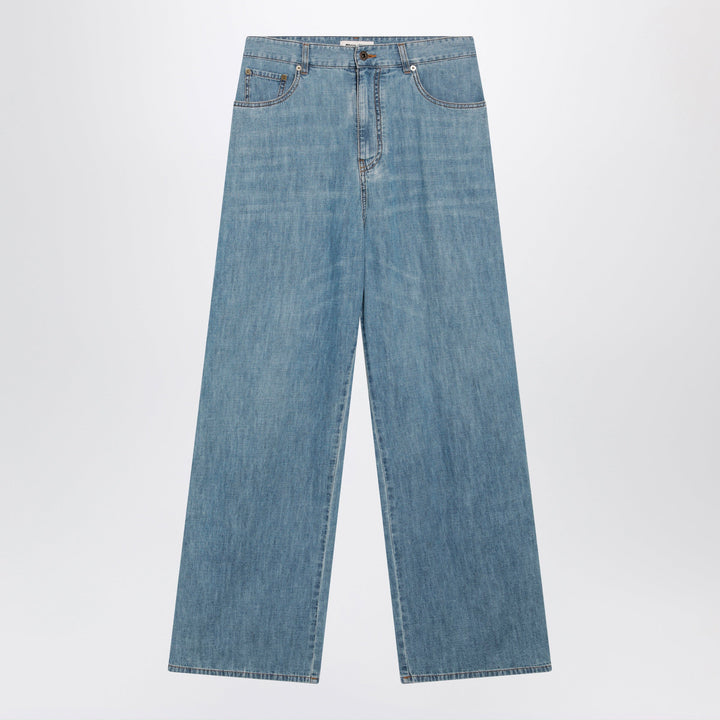 Miu Miu Pantaloni - Celeste | 181ebf32d91380d8492872dae5fcda5b5ba4b77e