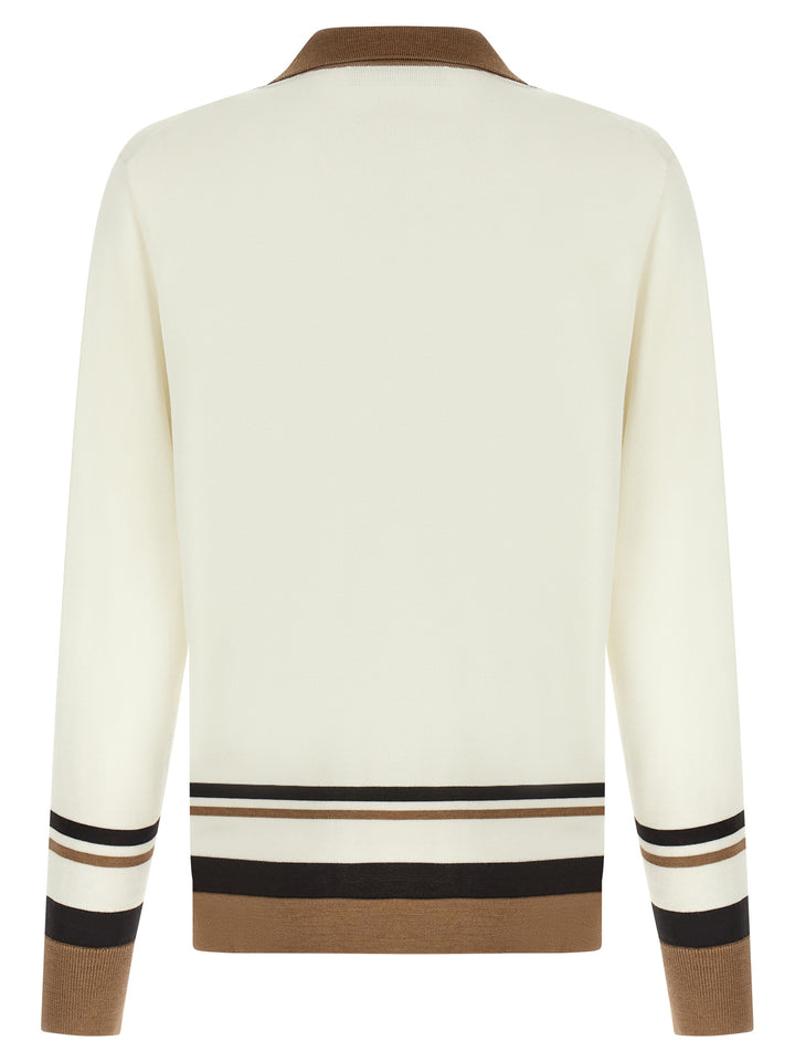 Dolce & Gabbana Logo Embroidery Cardigan Maglioni - Multicolor | d58152a23fbd60348f2786ed5d126a0482b392ce