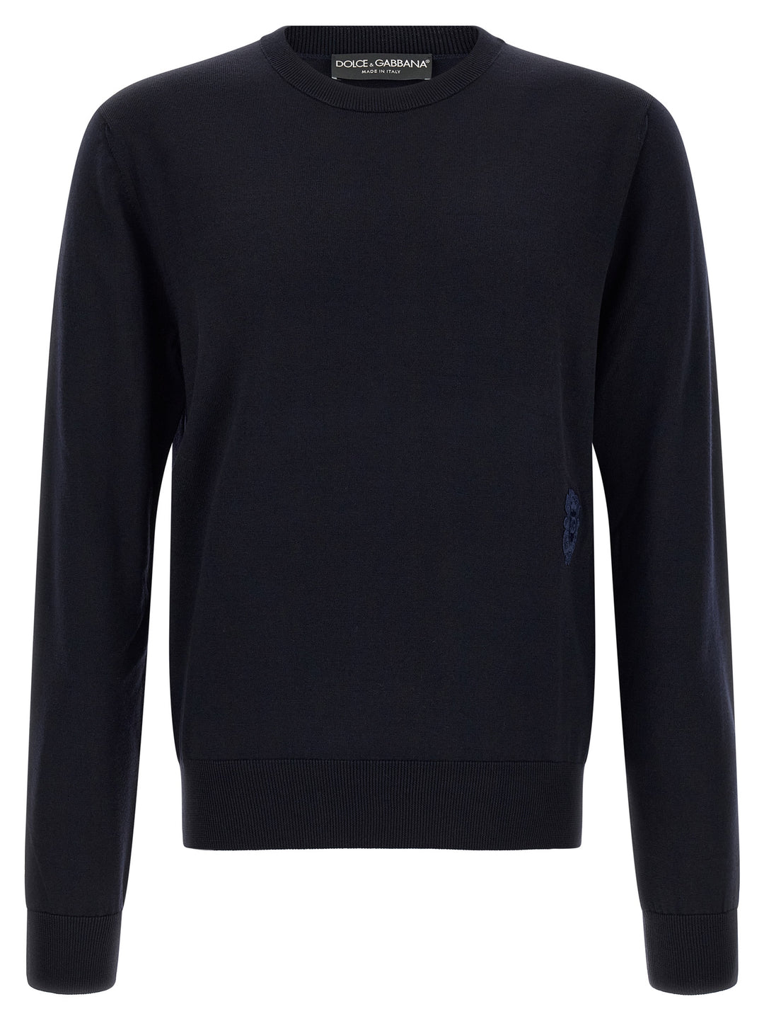 Dolce & Gabbana Heraldic Coat Of Arms Sweater Maglioni - Blu | 15b0564a14749f6be6b96a89b06ef7a86b0c749e