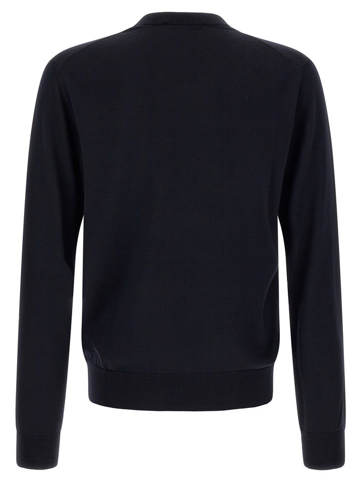 Dolce & Gabbana Heraldic Coat Of Arms Sweater Maglioni - Blu | cb19c7dcbed3a0a944e8c24c99b3af7dfc998794