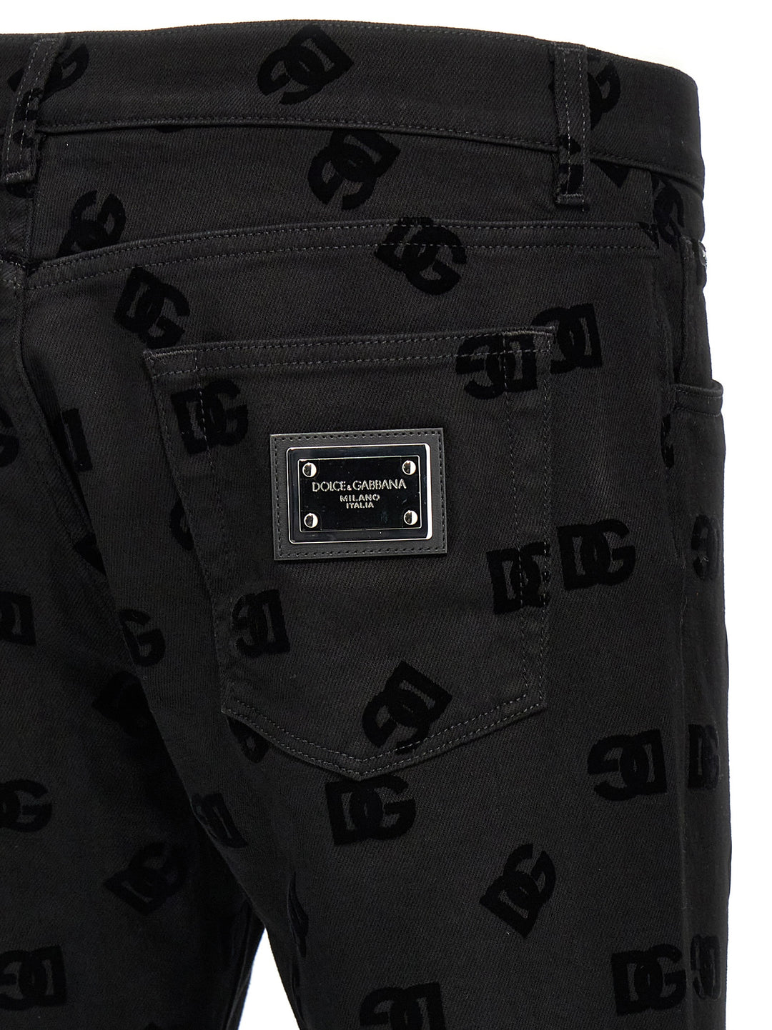 Dolce & Gabbana Logo Jeans - Nero | 9c885708d9b904274fe657b02a5cb5b976969883