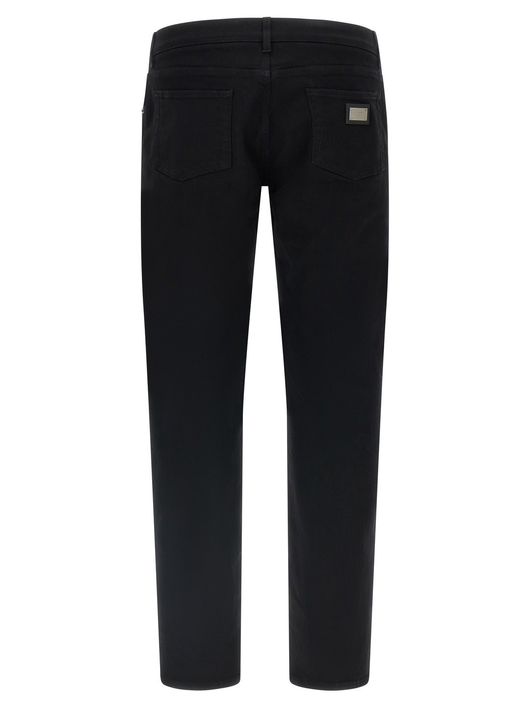 Dolce & Gabbana Logo Plaque Jeans - Nero | 8bd6d4b0862af4e0b85e1810d801abfba1302148