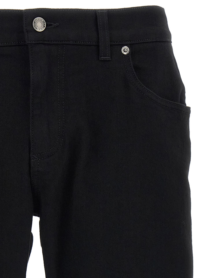 Dolce & Gabbana Logo Plaque Jeans - Nero | b49925fa299db0853fa88e494398411f291047be